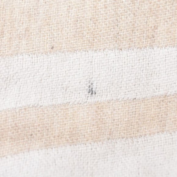 Chanel Blanket, CHANEL Reversible Blanket Mademoiselle CC Motif Wool Silk - Picture 3 of 14